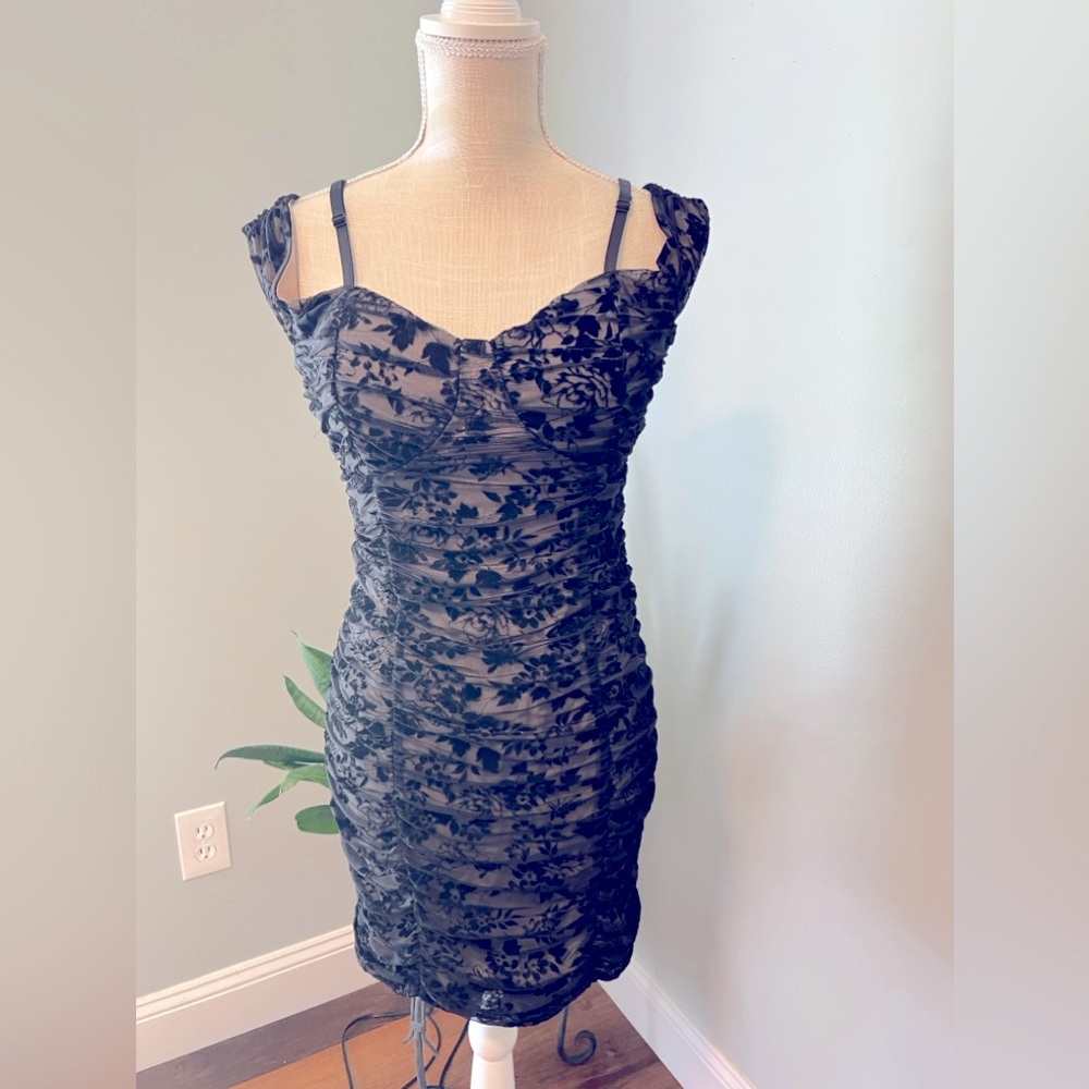 BCX cold shoulder dress